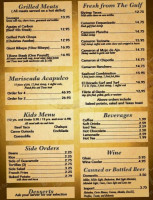 El Dorado menu