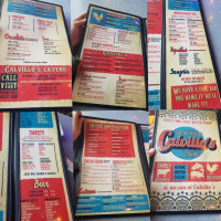 Calvillo's menu