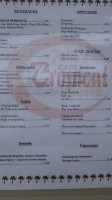 Cafe Tropical menu