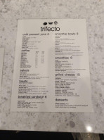 Trifecto menu