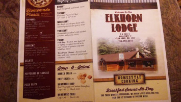 Elkhorn Lodge menu
