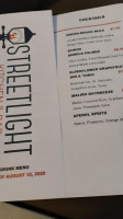 Streetlight Kitchen menu