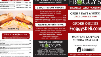 Froggy's Sandwiches Somers food