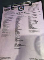 Reboot Arcade menu