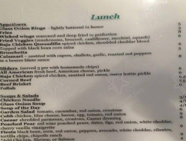 The Glass Onion Griddle menu