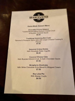 Branchwater Steak And Seafood menu