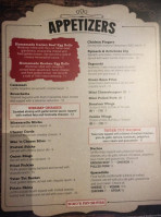 Niko's Tavern menu