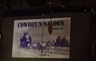 Cowboy's Saloon menu