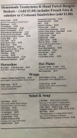 Elm Street Cafe menu