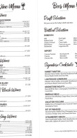 Lighthouse Restaurant Bar menu