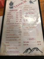 White Mountain menu