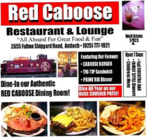 The Red Caboose food