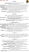 ITALIAN COLORS RESTAURANT menu