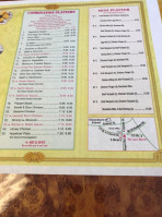 Golden Ming menu