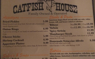 Catfish House menu