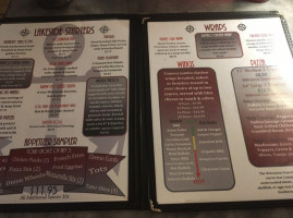 Lakeside Pub And Grill menu