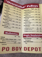 Po Boy Depot Llc menu
