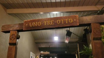 Uno Tre Otto outside