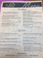 El Patio Boca Colombian menu
