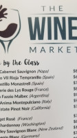 Wine Market Table menu