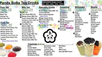 Panda Tea House food
