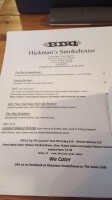 Hickman’s Smokehouse And The Scone Lady menu