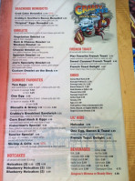 Crabby Joe's Deck Grill menu