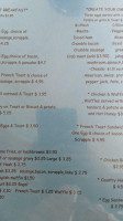 Lenny's Restaurant menu
