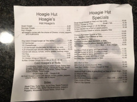 Hoagie Hut menu
