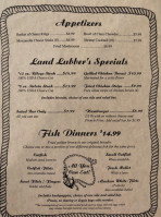 The Fish Net menu