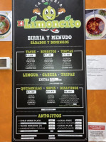 Taqueria El Limoncito food