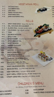 Yamato Japanese Steak House menu