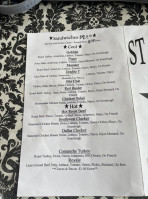 Star Beau's menu