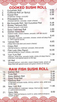 Yamato Japanese Steakhouse And Sushi menu