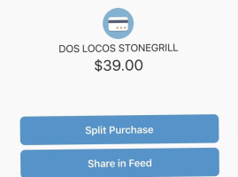 Dos Locos Fajita Stonegrill food