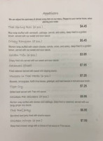 Gon Thai menu