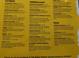 Bistro Llc The menu