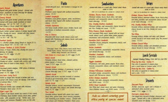 Mcclain's Pizzeria menu