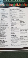 The Library Grill menu