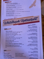 Whitehawk menu