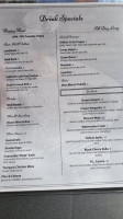 The Painted Lady Saloon Nyc menu