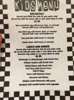 Blue Moon Diner menu
