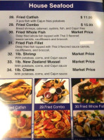 Nine Elephants Seafood And Thai Cuisine menu