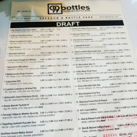 99 Bottles Taproom Bottle Shop menu