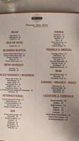 Bombay Velvet menu