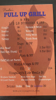 Rooster’s Pull Up Grill Bbq menu