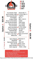 Firepan Korean Bbq food