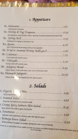 Komeya Sushi menu