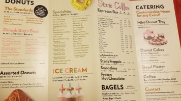 Stan's Donuts Coffee menu