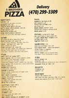 5 Brothers Pizza menu